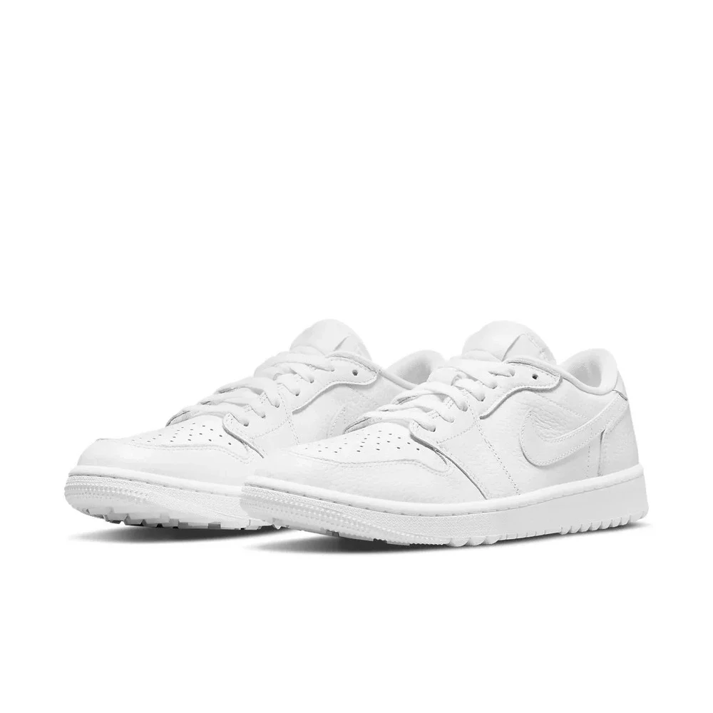 Size 12 -  [NEW] Men's Air Jordan 1 Low Golf Shoes 'White' DD9315-101
